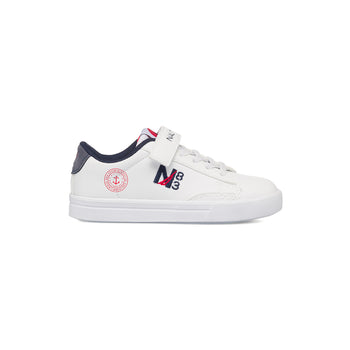 Sneakers bianche da bambino con logo laterale Nautica, Scarpe Bambini, SKU k252000404, Immagine 0